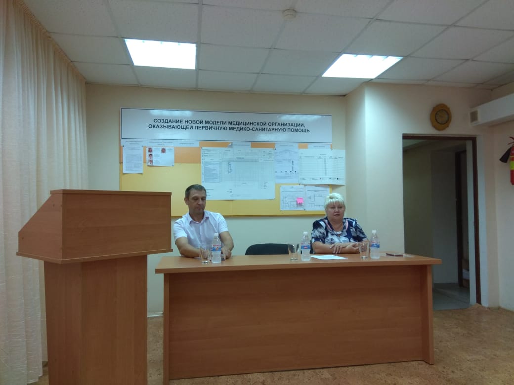 Информационная встреча с сотрудниками поликлиники станицы Старокорсунской