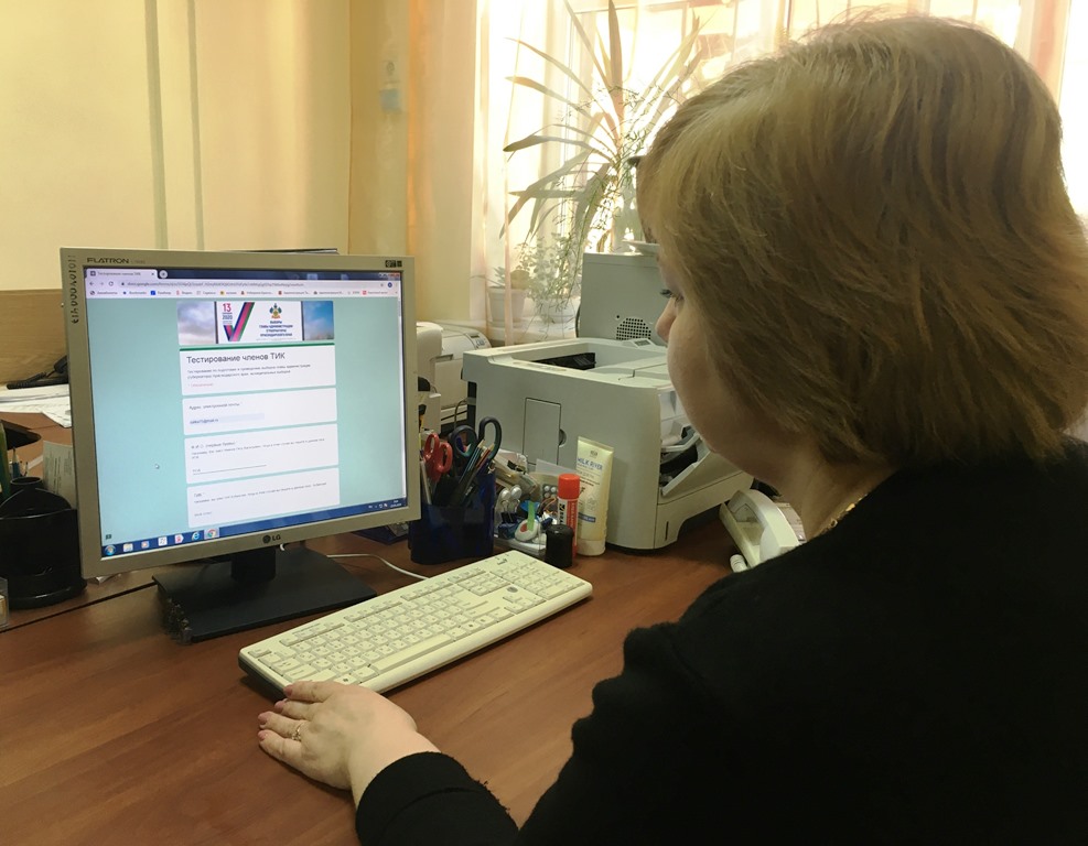 Руководящие составы УИК и члены ТИК Центральная г. Краснодара прошли тестирование