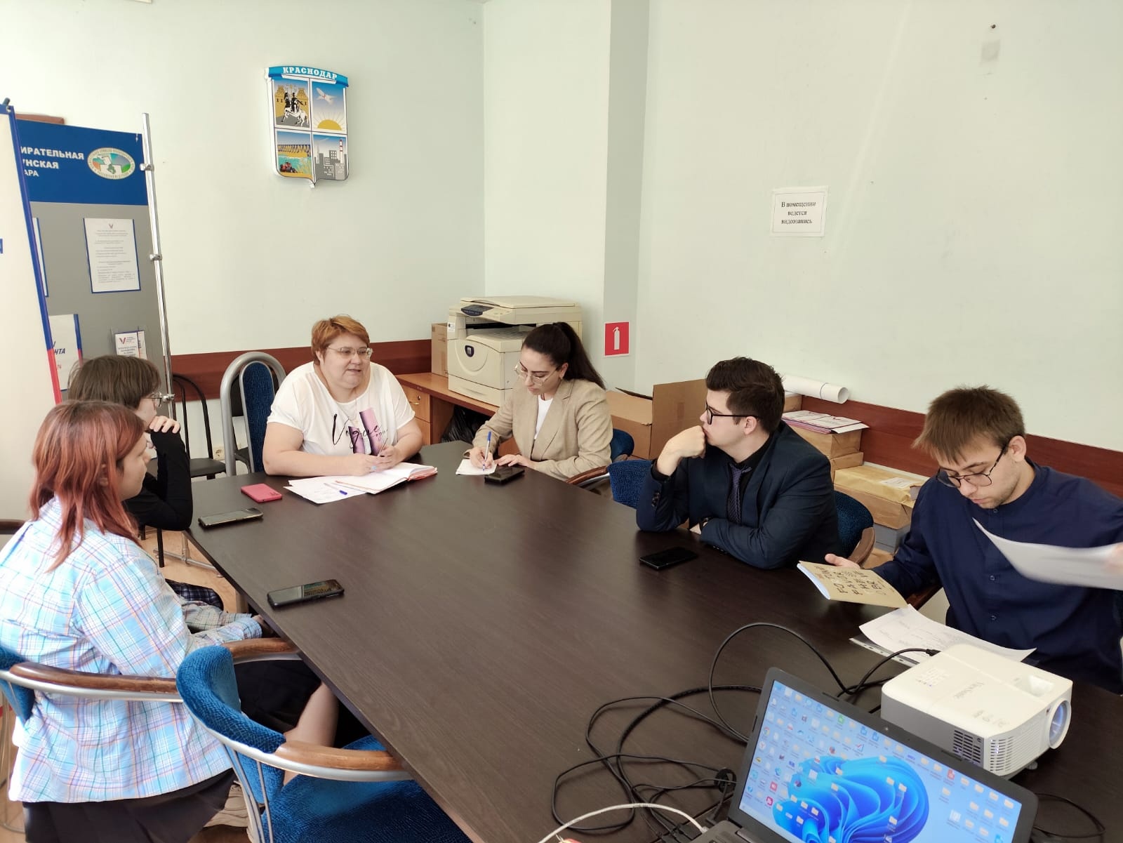 Состоялось второе заседание обновленного молодежного совета при ТИК Карасунская