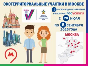 Экстерриториальные избирательные участки образованы в городе Москве