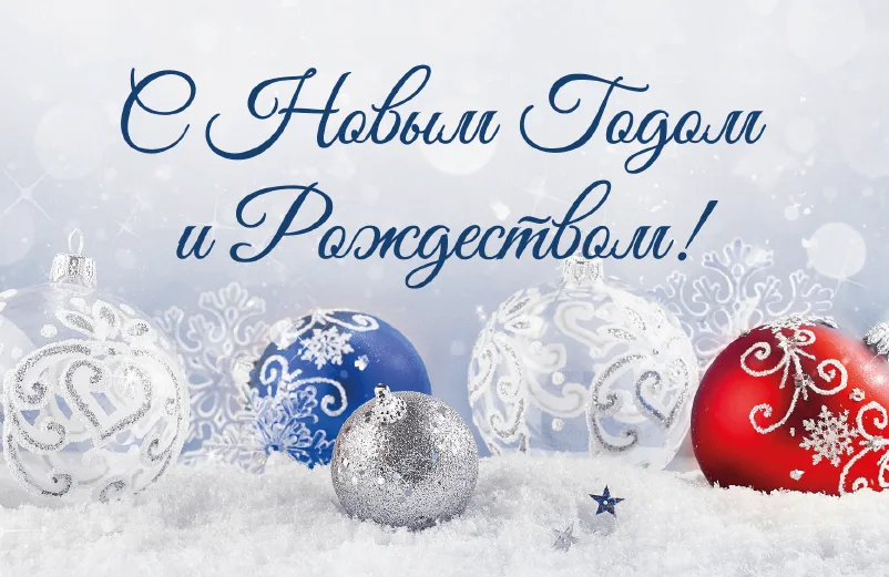 Примите искрение поздравления с наступающим Новым 2026 Годом и светлым праздником Рождества Христова!