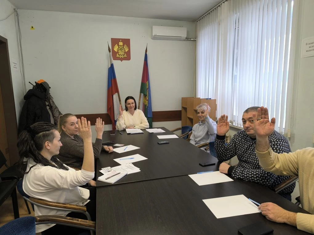 Проведено заседание ТИК Пашковская г.Краснодара