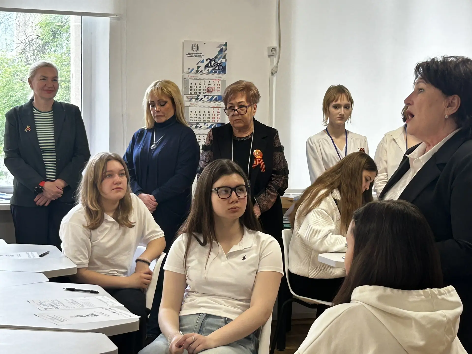 Организаторы выборов приняли участие в историко-патриотической акции «Диктант Победы»