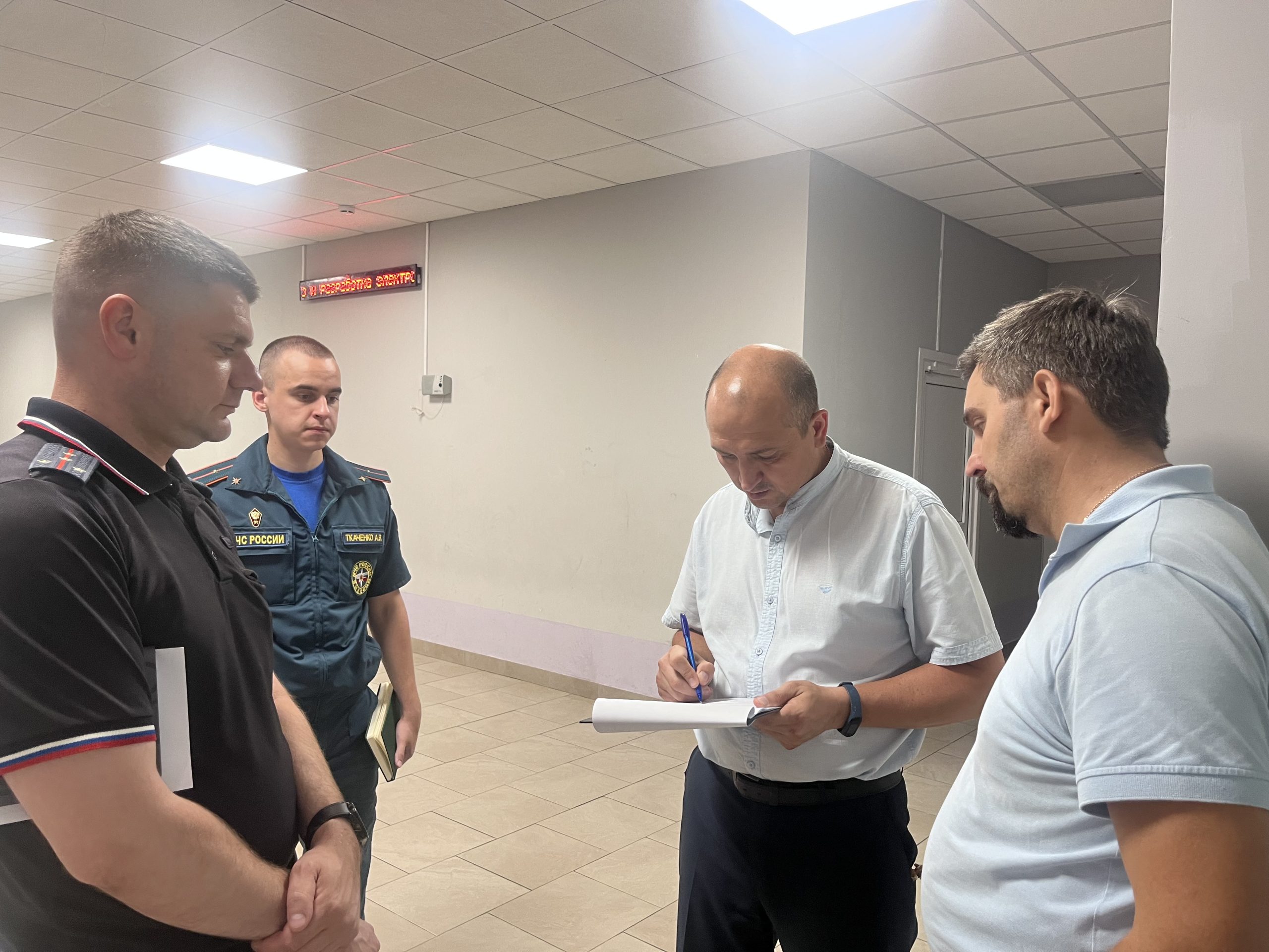 Обследование помещений для голосования избирательных участков