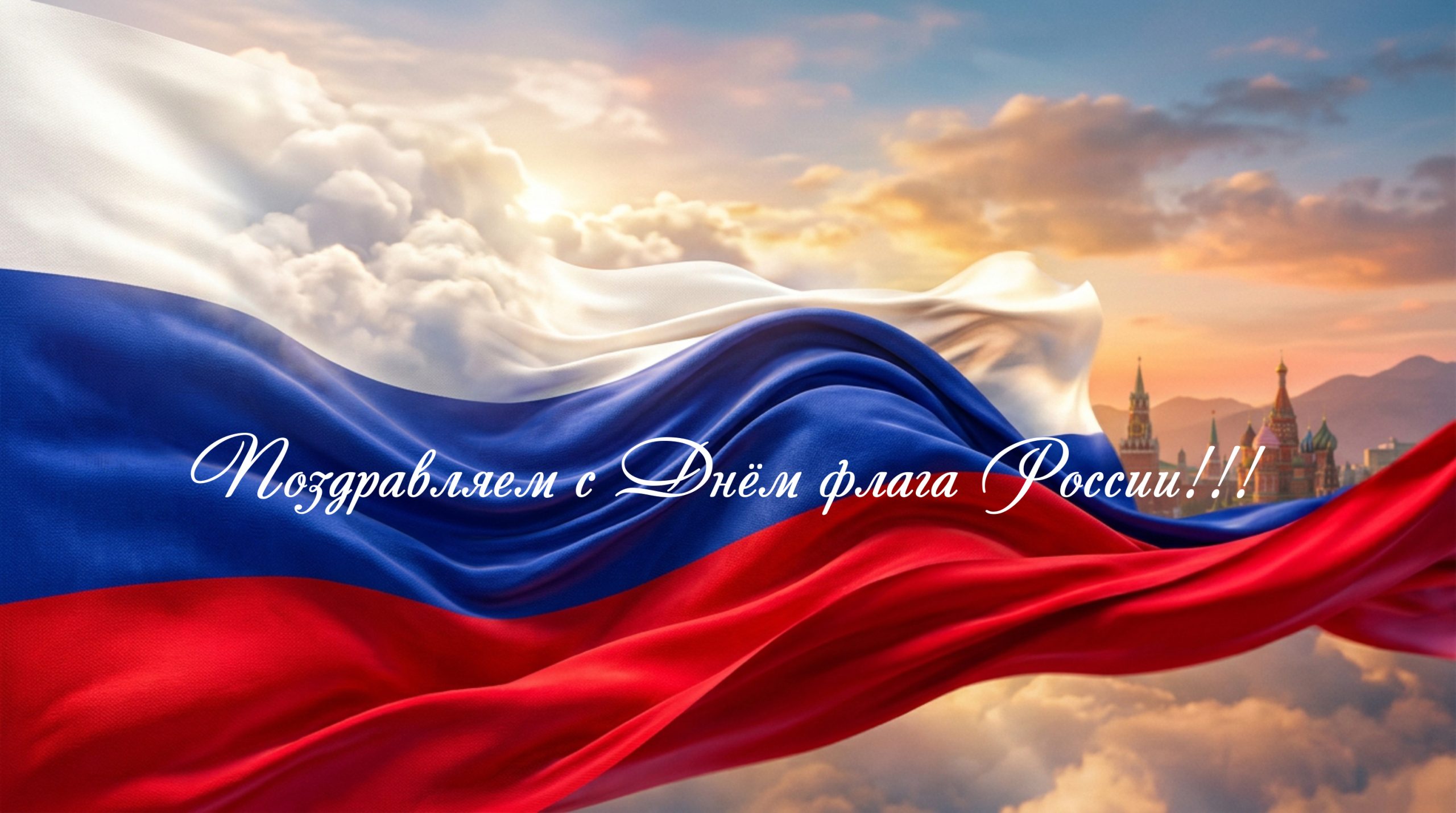 Поздравляем с Днём флага России!
