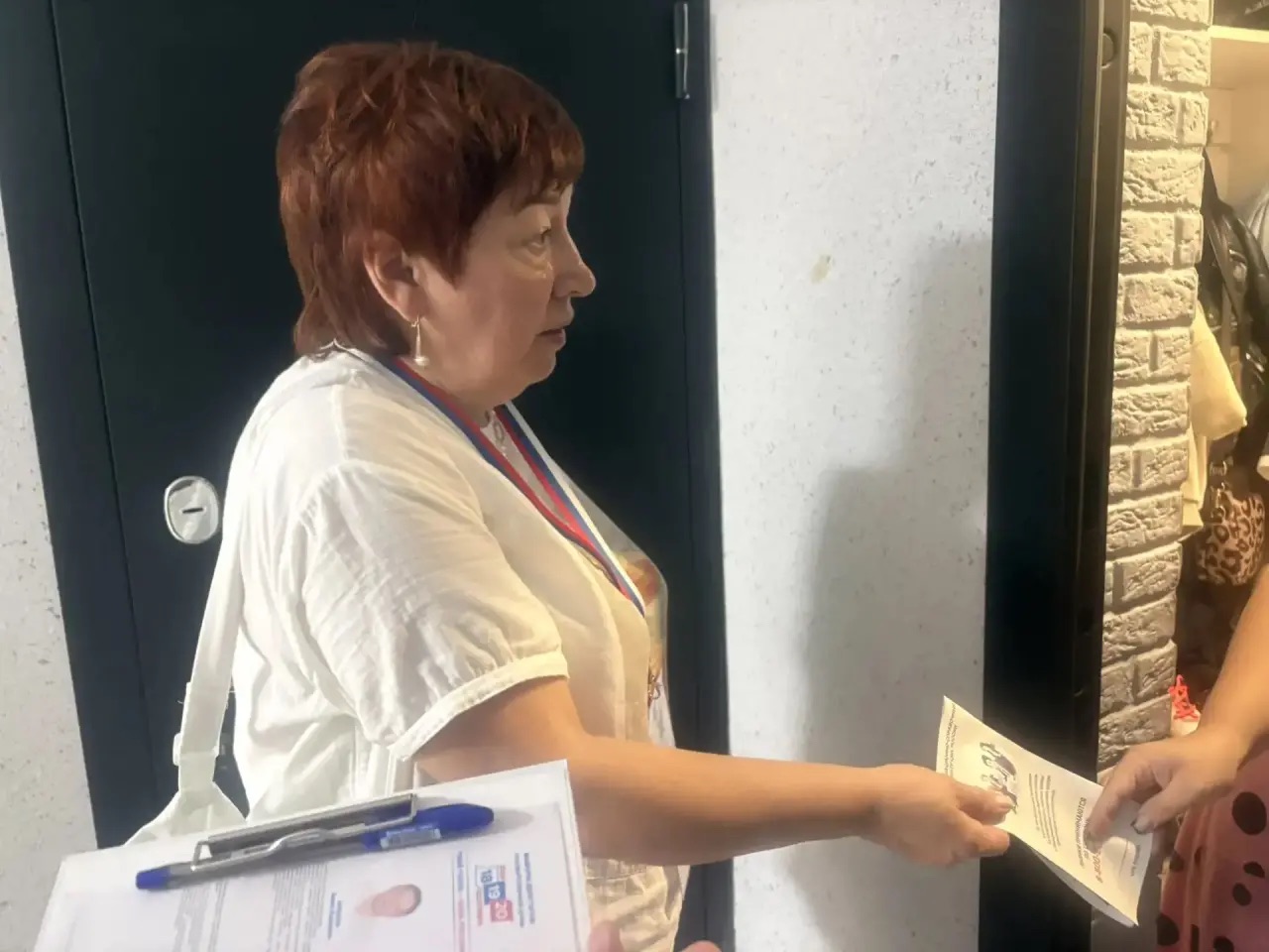 В городе Краснодаре проходит адресное информирование избирателей в рамках проекта ИНФОРМУИК