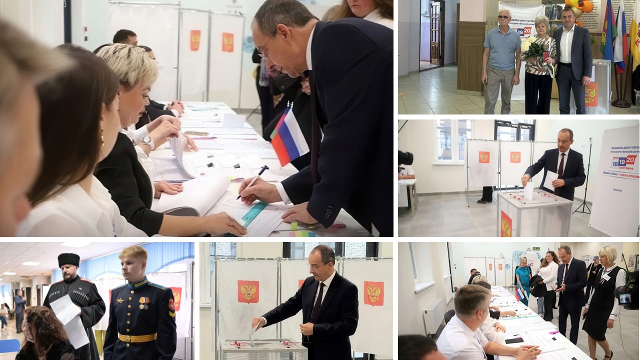 Продолжается первый день голосования на выборах депутатов Государственной Думы Федерального Собрания Российской Федерации девятого созыва!