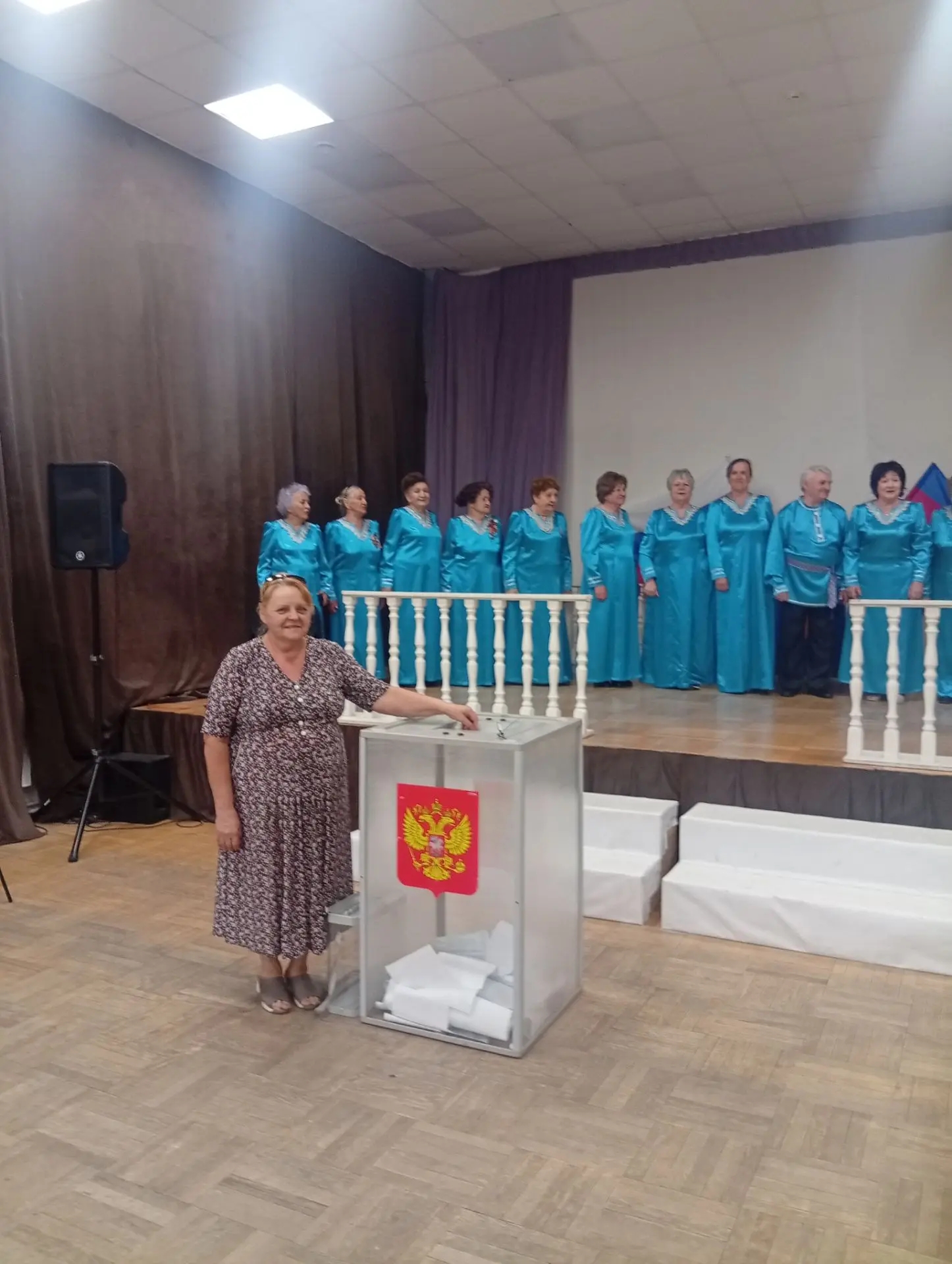Старшее поколение голосует
